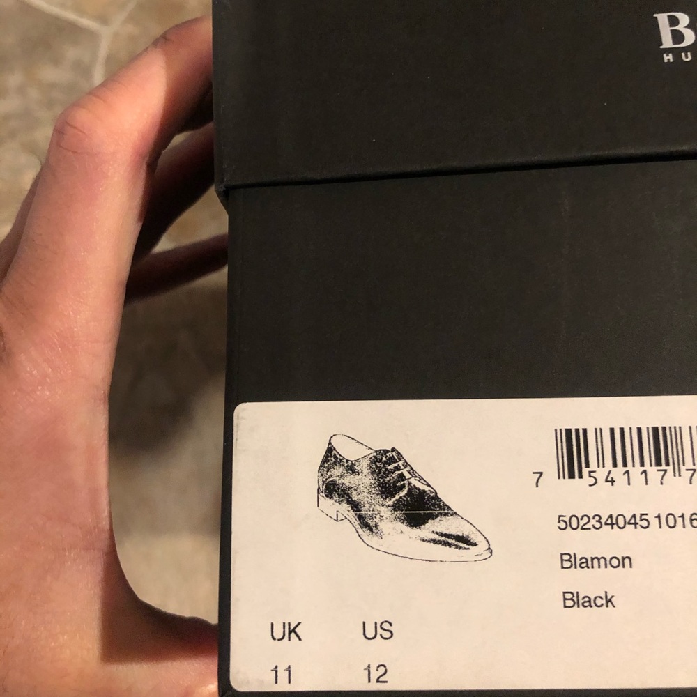 Men hugo boss dress shoes